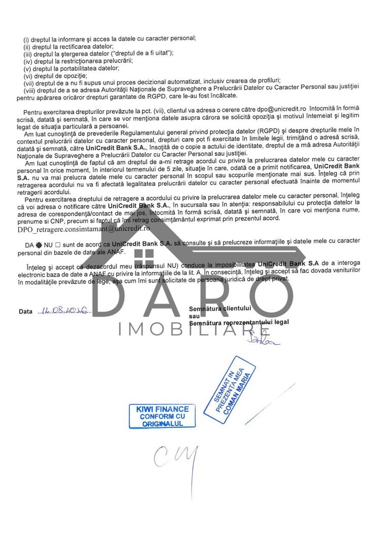 Vand apartament cu 2 camere in Cornisa, et. intermediar, lift nou - imaginea 22