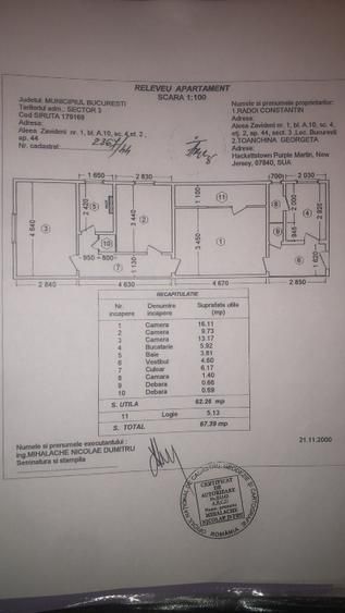 3 camere Balta Alba - de Vanzare - Aleea Zavideni 1 - necesita renovare T660