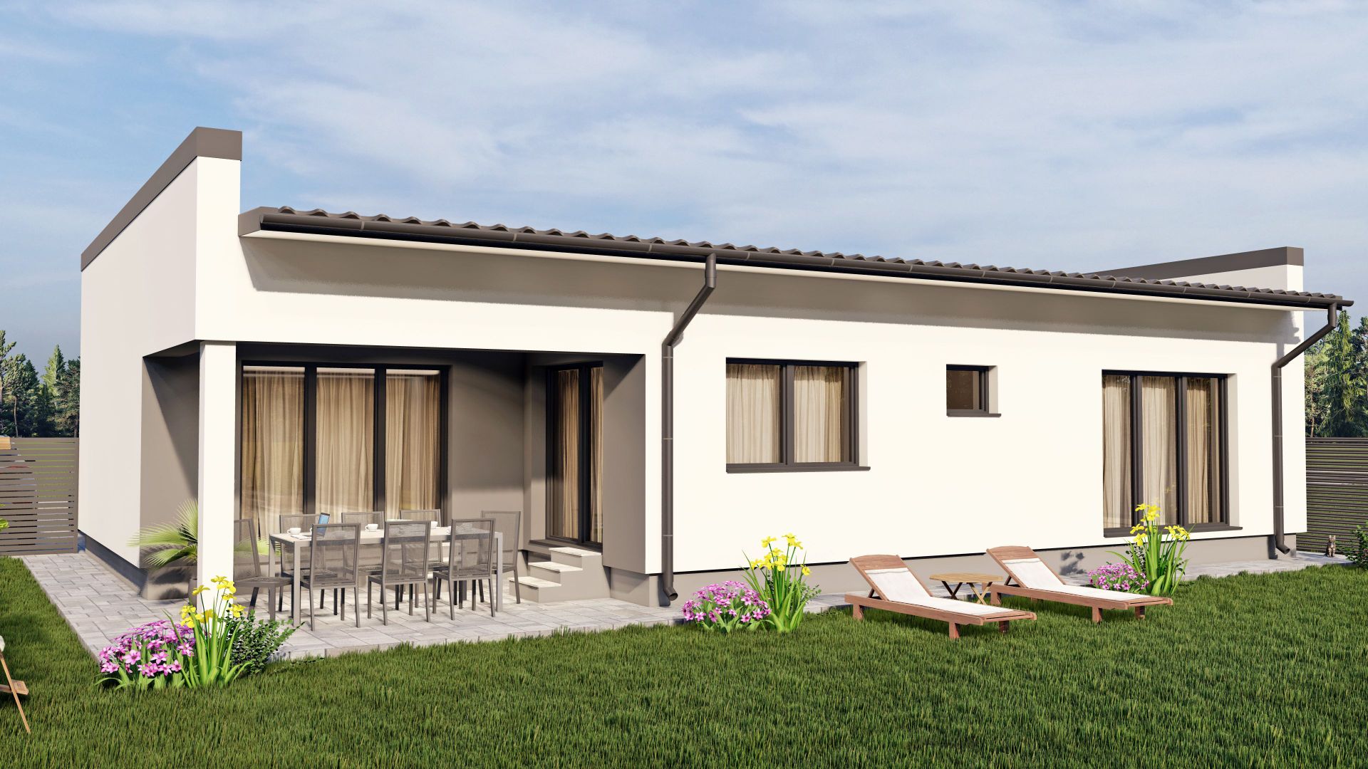 Casa individuala din caramida 4 camere Cartier Izvor Tarlungeni Brasov - imaginea 12