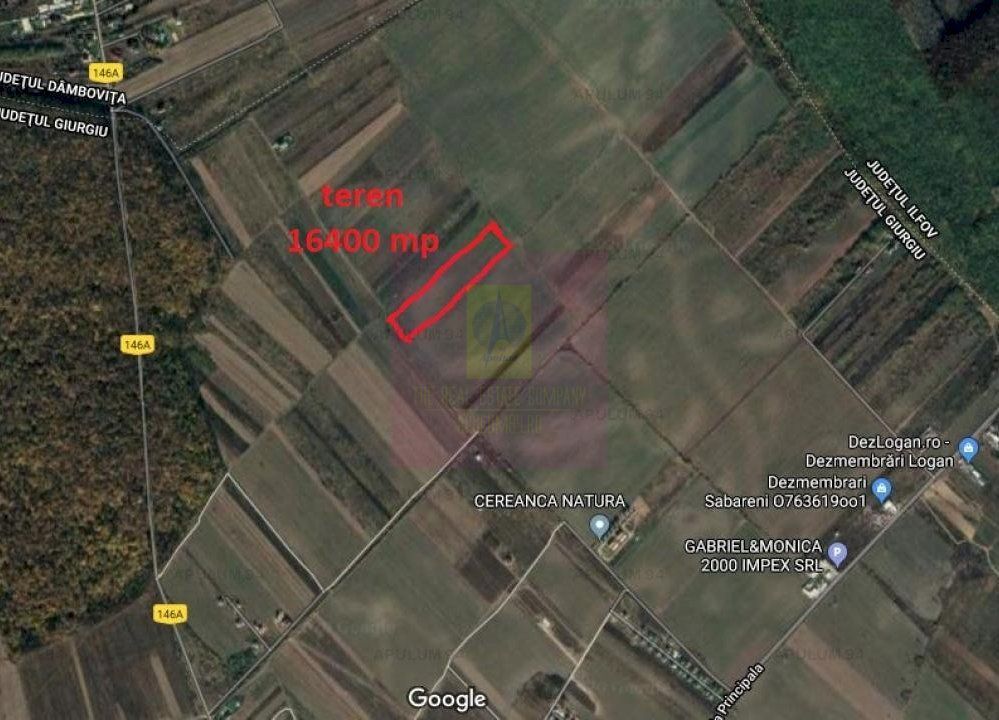 Săbăreni, teren intravilan construibill, la 300 m de pădure