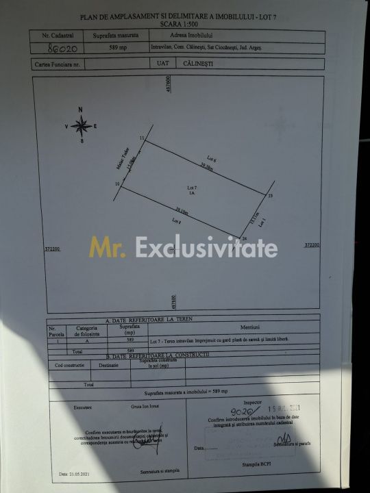 Teren  intravilan intrare Calinesti! - imaginea 6