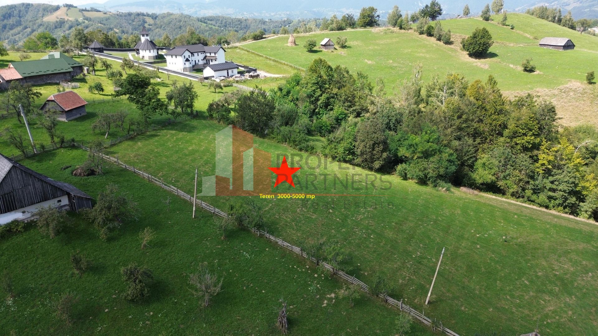 Teren intravilan 3.000–5.000 mp, priveliște panoramică – Bran–Șimon - imaginea 4