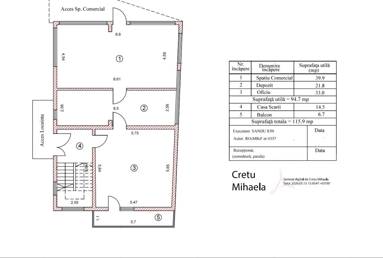 Salajan spatiu comercial 350 mp de inchiriat - imaginea 25