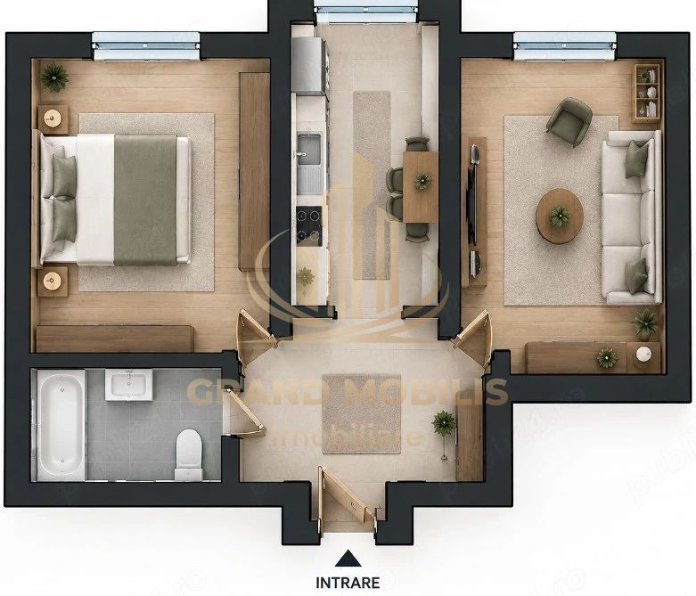 Apartament II camere decomandat   Complex Carol City Park, - imaginea 6