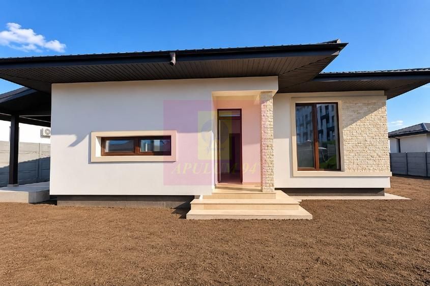 CASĂ PREMIUM  Smart PE UN SINGUR NIVEL | 500 MP TEREN | ANSAMBLU PRIVAT 10 case