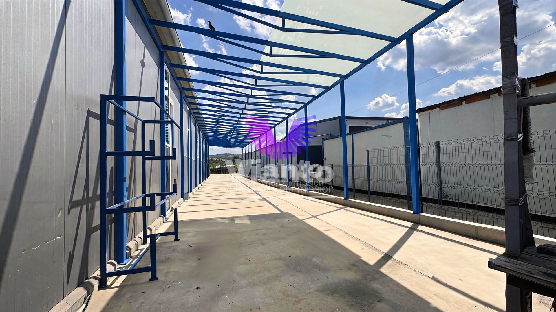 Hala industriala 600 mp si curte libera 700 mp, - Parcul Industrial Sura Mare