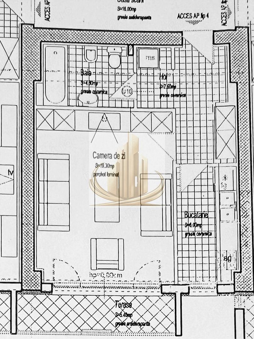 Apartament 1 cam. decomandat, tip STUDIO, bloc NOU, Complex Studentesc - imaginea 10