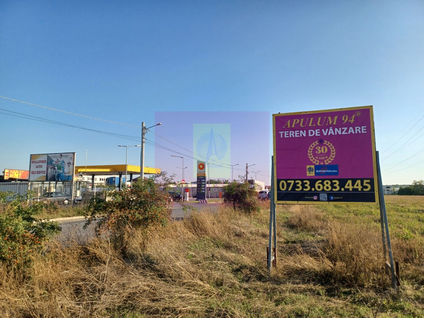 Săbăreni, teren intravilan construibil 3 ha, pe DJ602