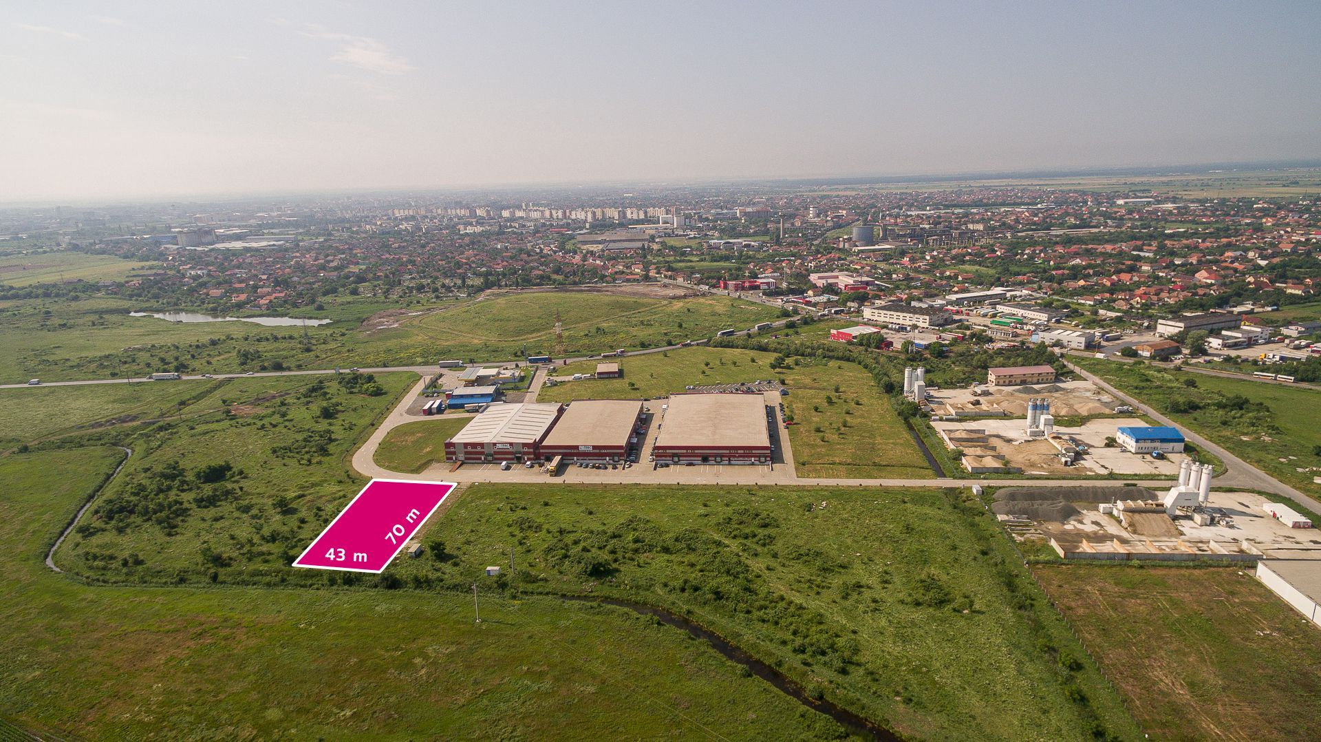 Imagine 2 - Teren industrial 3 000 mp în Parcul Industrial UTA2 #Arad