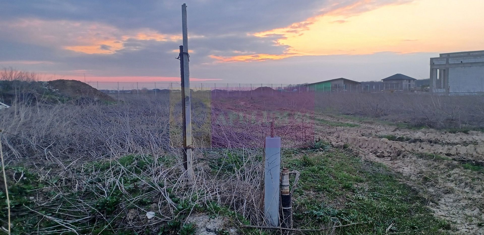 Săbăreni, teren curti-constructii 610 mp cu utilităti