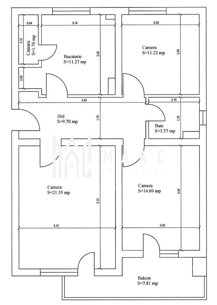 Apartament de vânzare Sibiu 3 camere | Ștrand | Garaj | boxă - imaginea 2