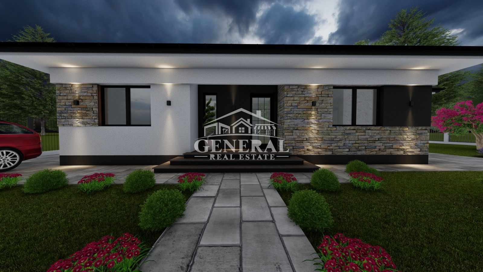 Casa la rosu 150m2 in Mocira MM teren 5,5 ari COMISION 0% - imaginea 3