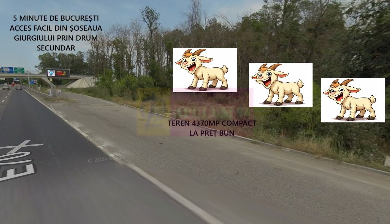 Teren la Joncțiunea dintre A0 și DN5