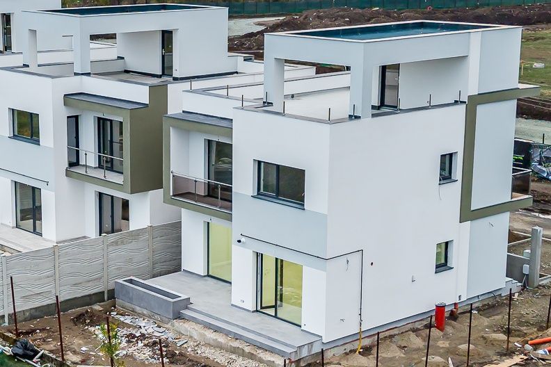 Casă nouă 2025 cu terasă rooftop – 5 camere, design modern, în Gai