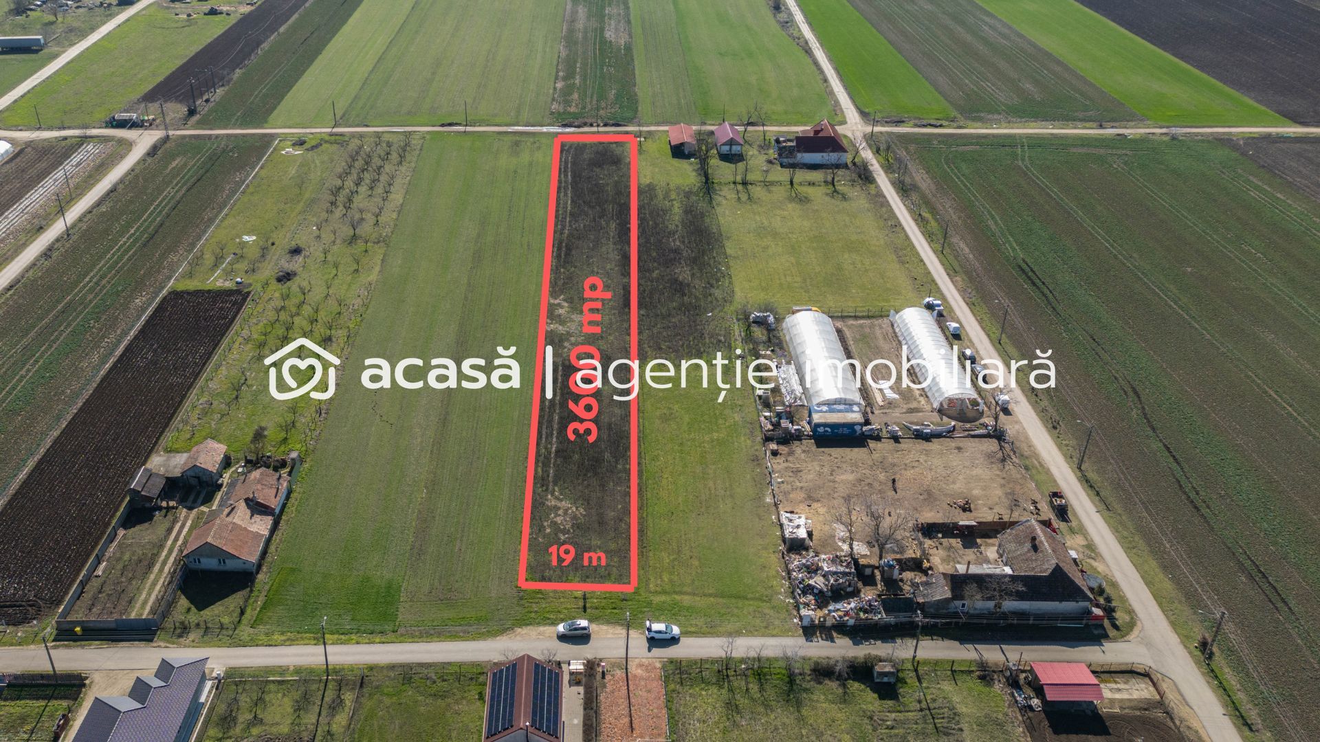 Teren 3.600 mp în Curtici, 2 fronturi stradale – La doar 20 km de Arad