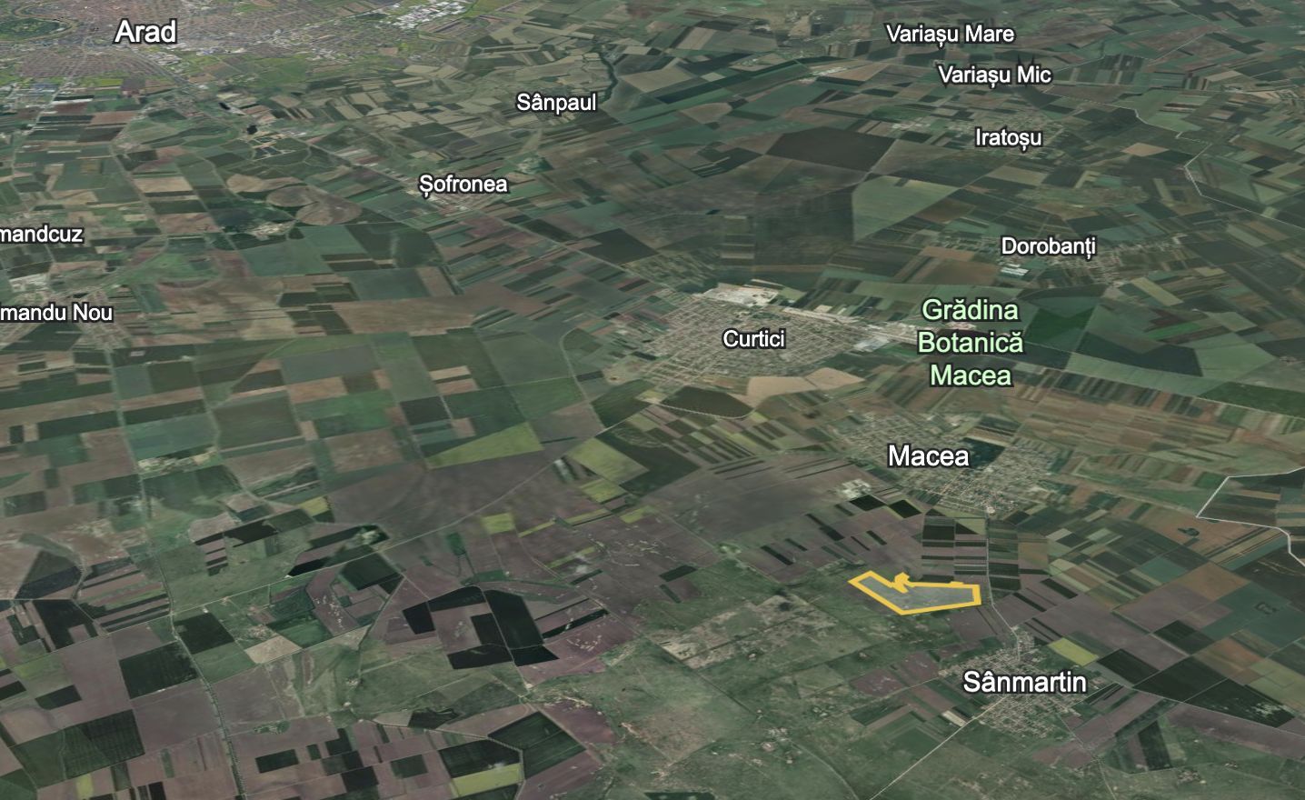 Imagine 4 - Teren 42 ha pentru parc fotovoltaic – Macea, Arad