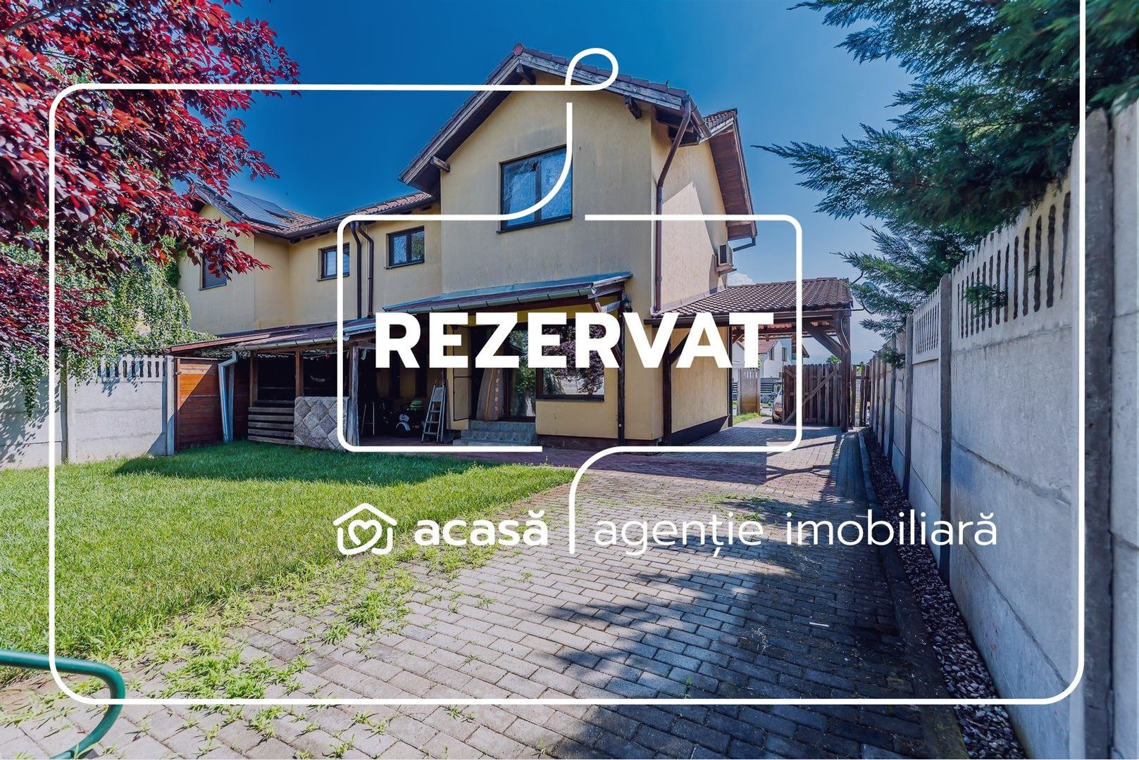 Imagine 1 - REZERVAT! Casa tip duplex - teren 349 mp - Via Carmina - COMISION 0