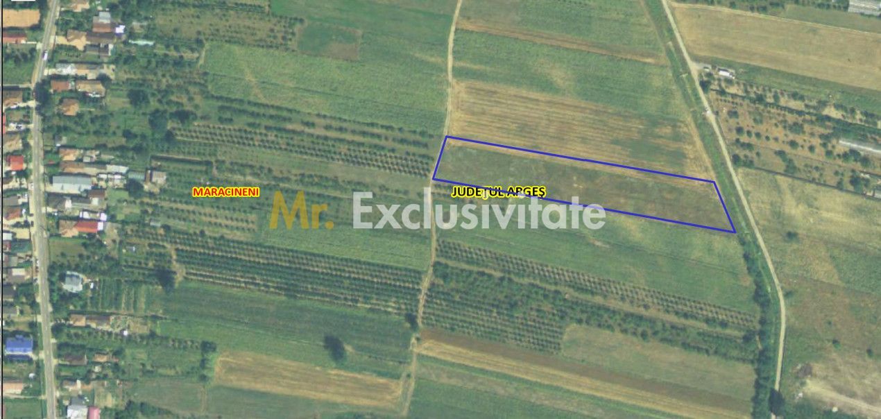 Oportunitate de investitie! Teren intravilan Maracineni 7545 mp - imaginea 3