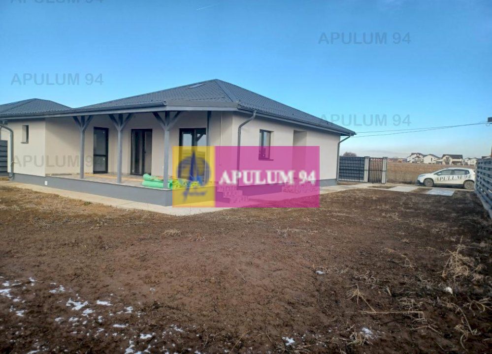 Săbăreni, casă nouă, 3 camere, 2 băi, terasă, CT, pivniță