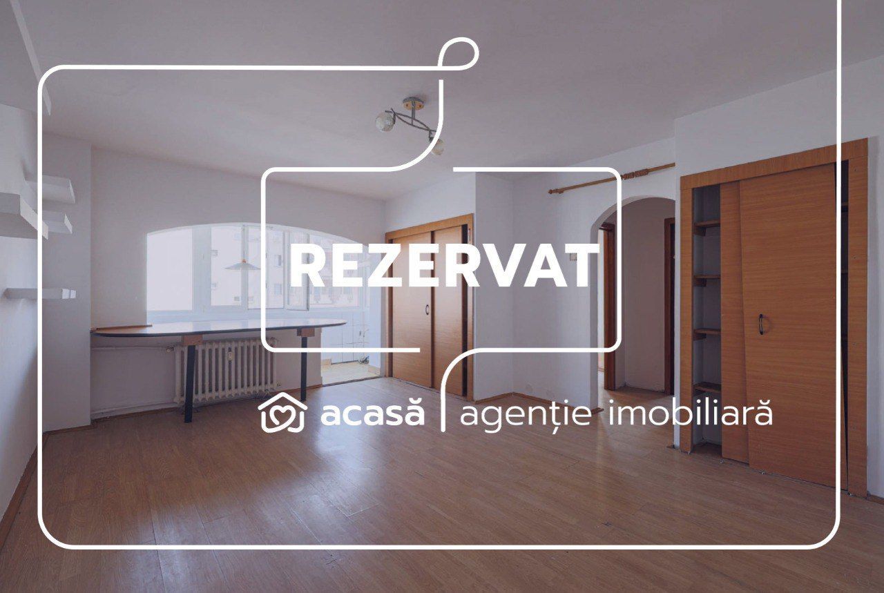 Rezervat! Apartament cu 2 camere (living + dormitor) în Cartierul Alfa