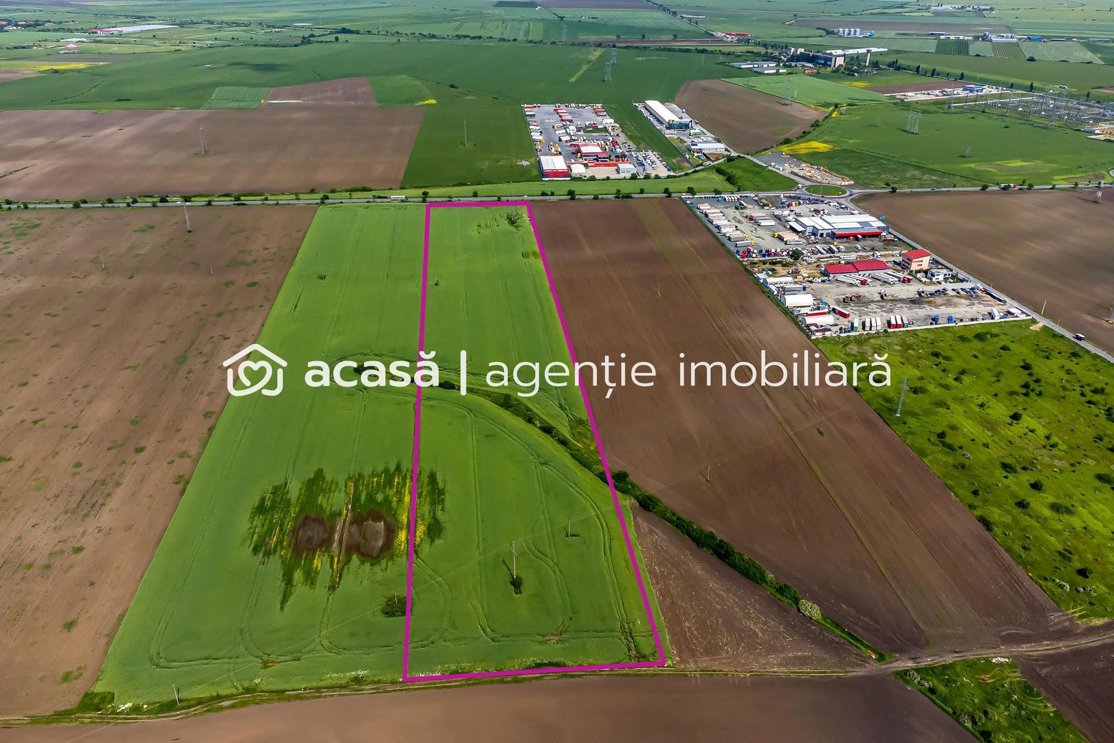 Imagine 1 - Teren intravilan cu PUZ aprobat în zona de centură Nord