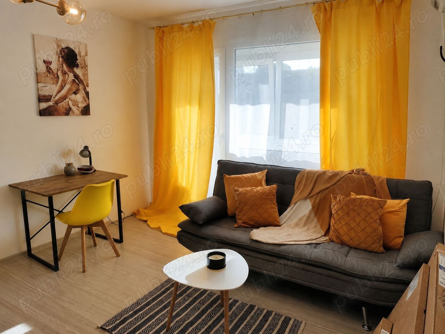 Apartament cu 2 camere, centrală și balcon – Take Ionescu