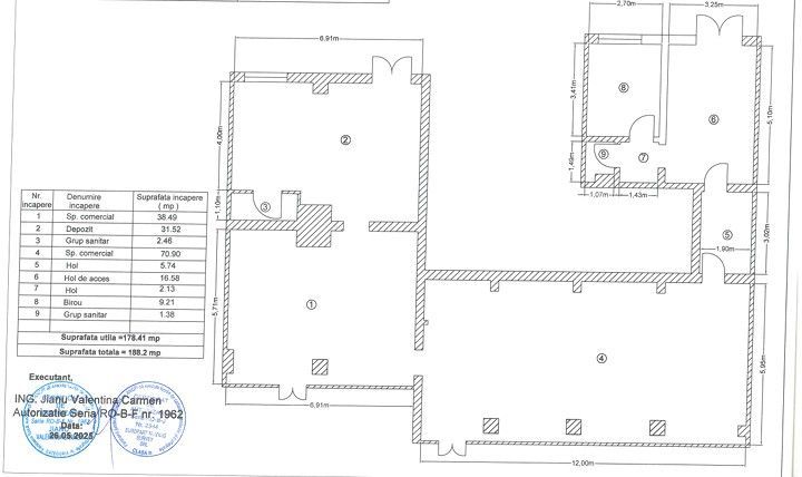 Spatiu comercial vitrina de 20 M - Metrou Eroii Revolutiei S143