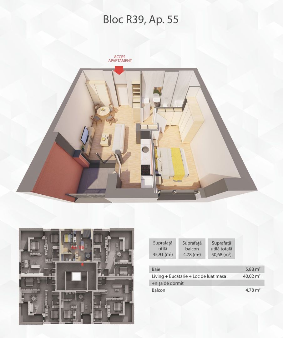 Penthouse in R39 by ARED – direct de la dezvoltator, fără agenție!