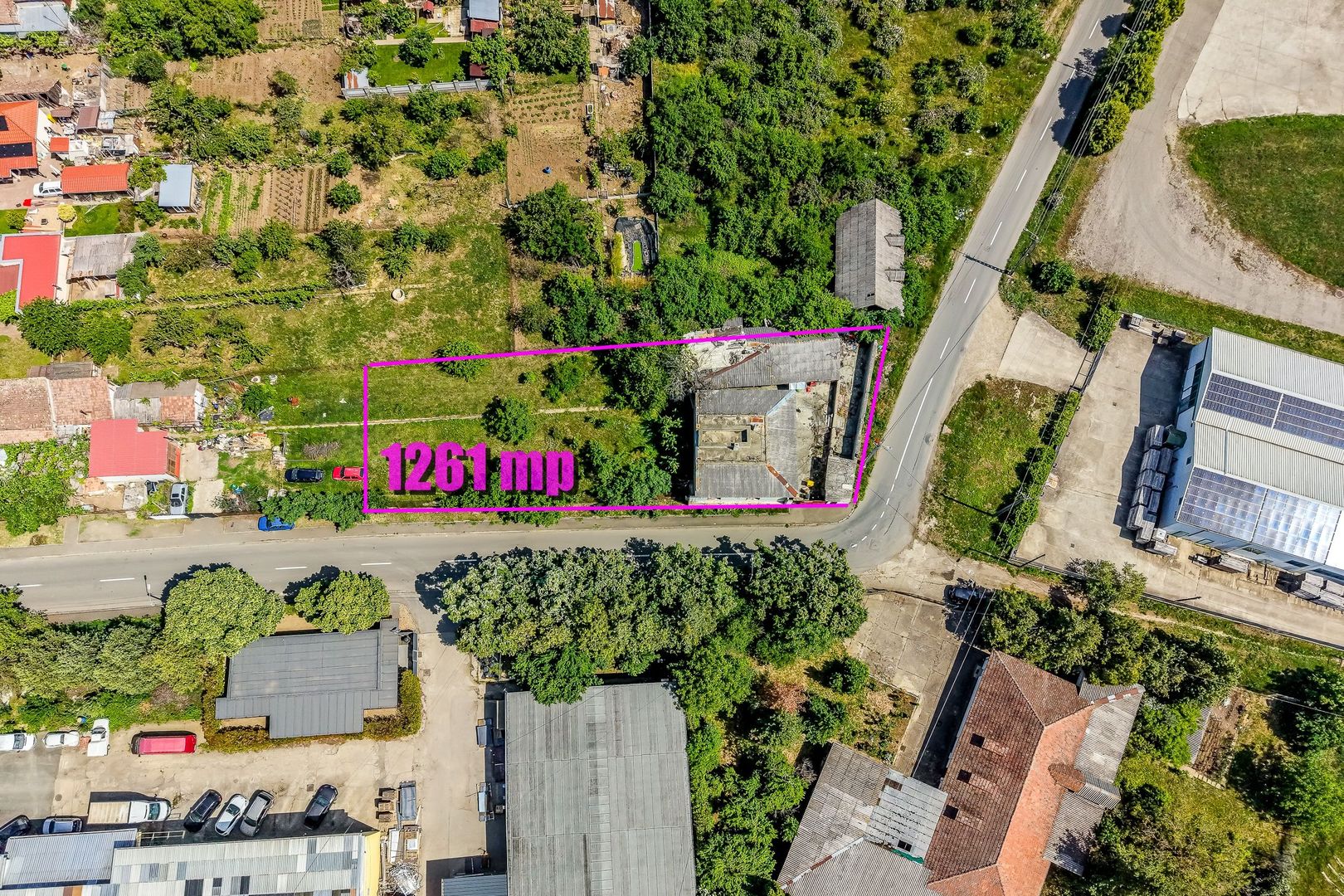 Imagine 4 - Teren de 1261 mp pe colt, in Aradul Nou, cu front de 60 m + 23 m