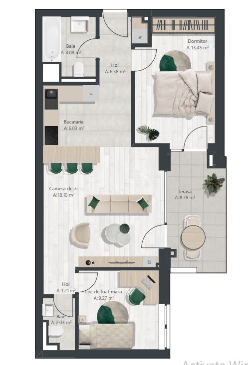 Apartament nou cu 3 camere | Denya Forest - imaginea 10