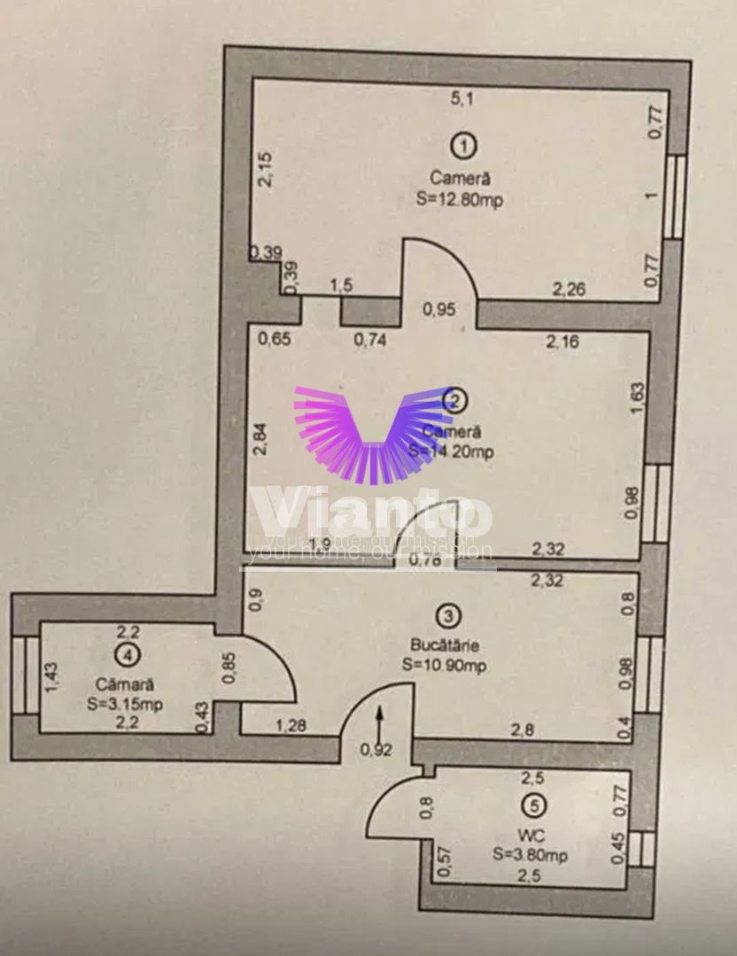 Apartament de vânzare in centrul Sibiului
