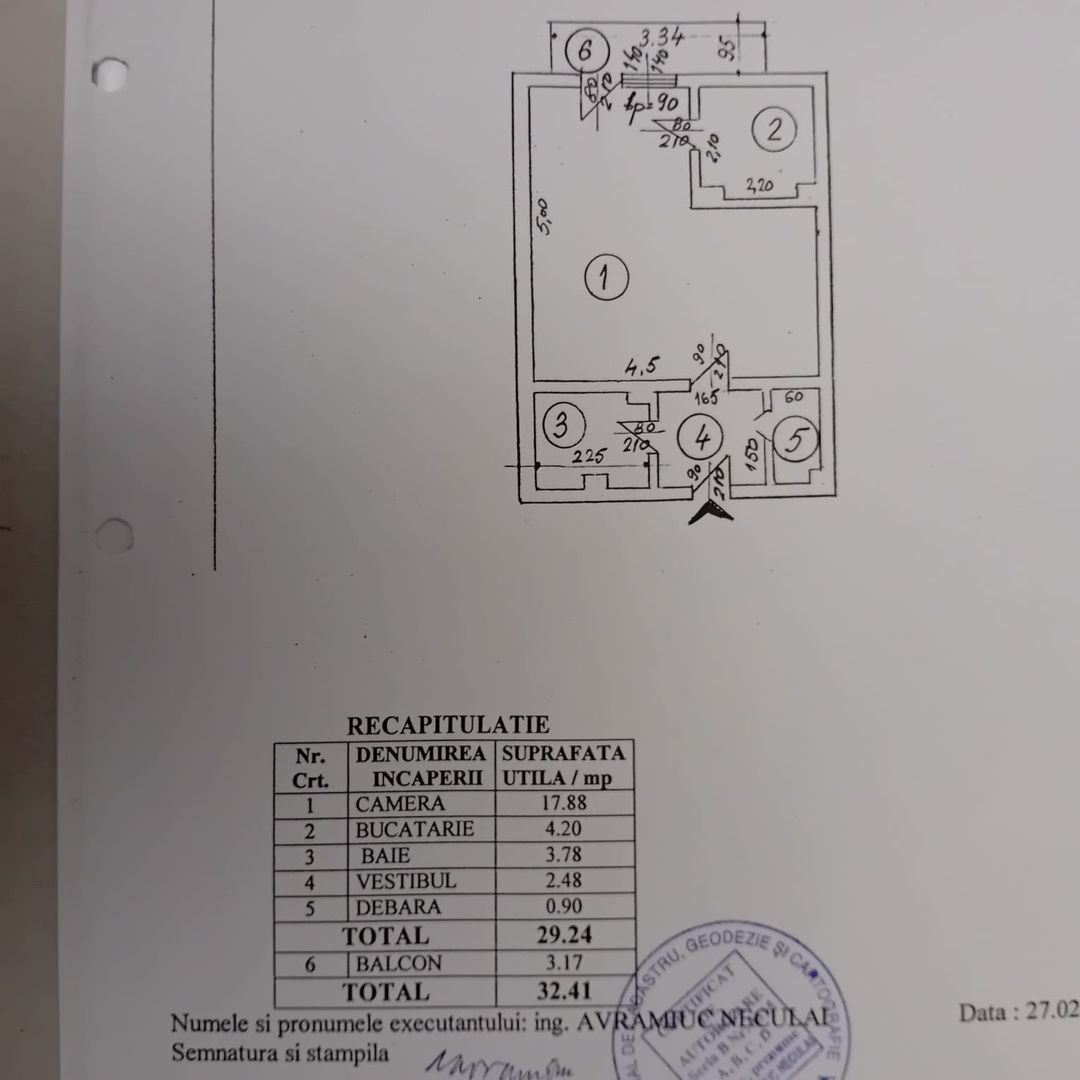 Vând garsonieră metrou Gorjului