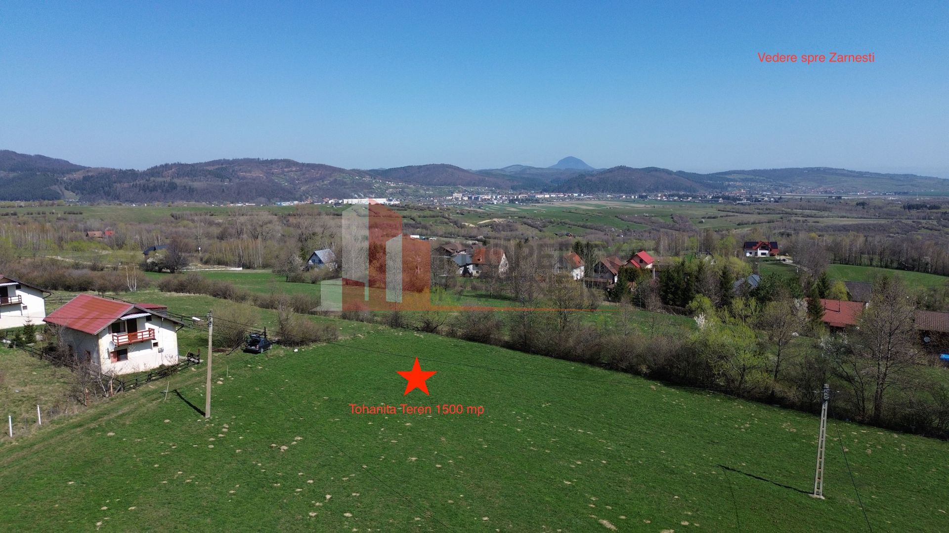 Teren Bran Tohanita | Intravilan 1.379 mp | Vedere Panoramică| - imaginea 3