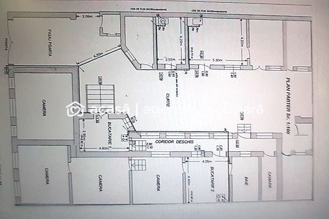 Imagine 4 - Proiect de clinică sau birouri în centru – casă cu demisol, de renovat