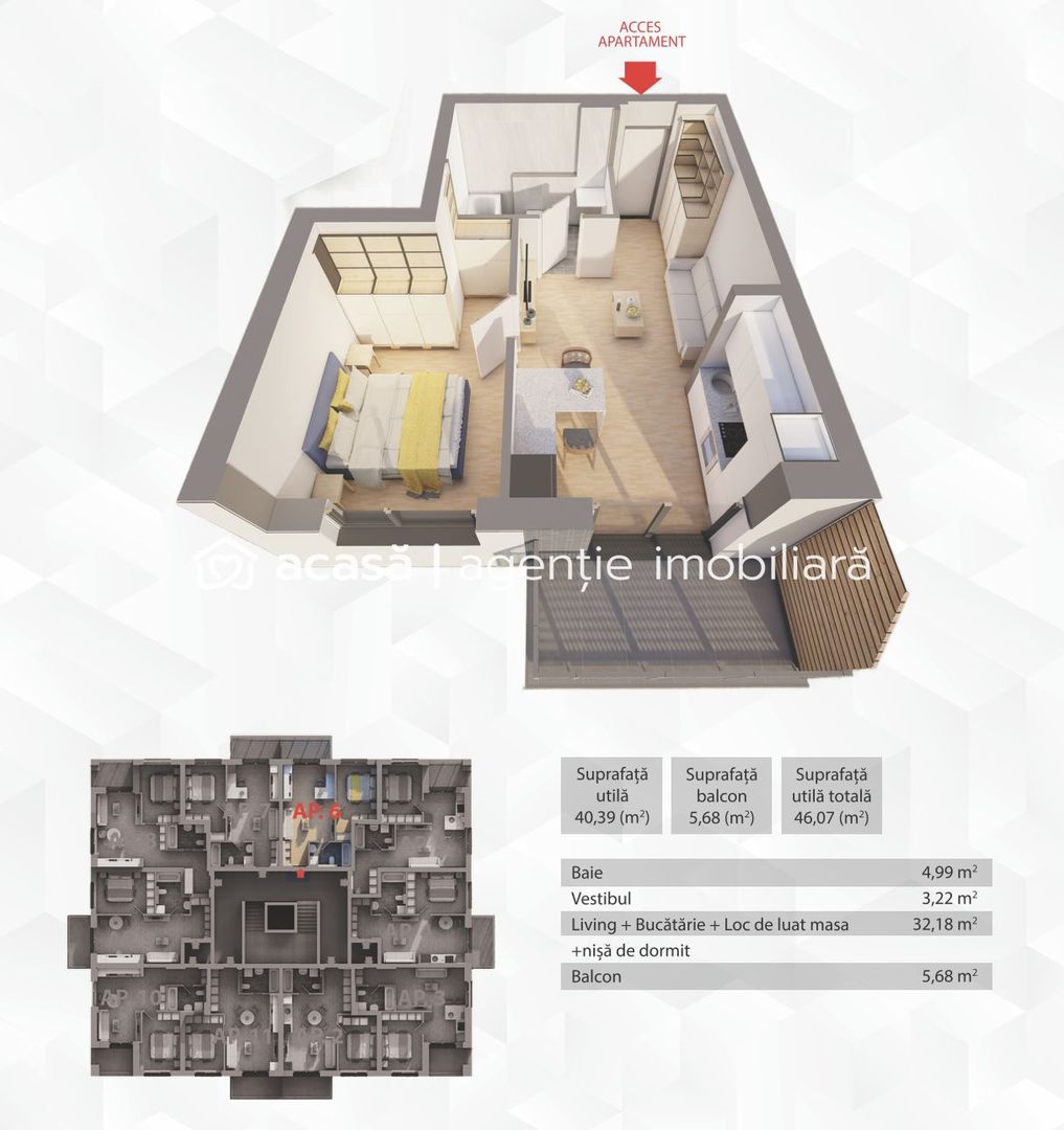 Imagine 1 - Apartament in R39 by ARED–direct de la dezvoltator, fără agenție! Ap.6