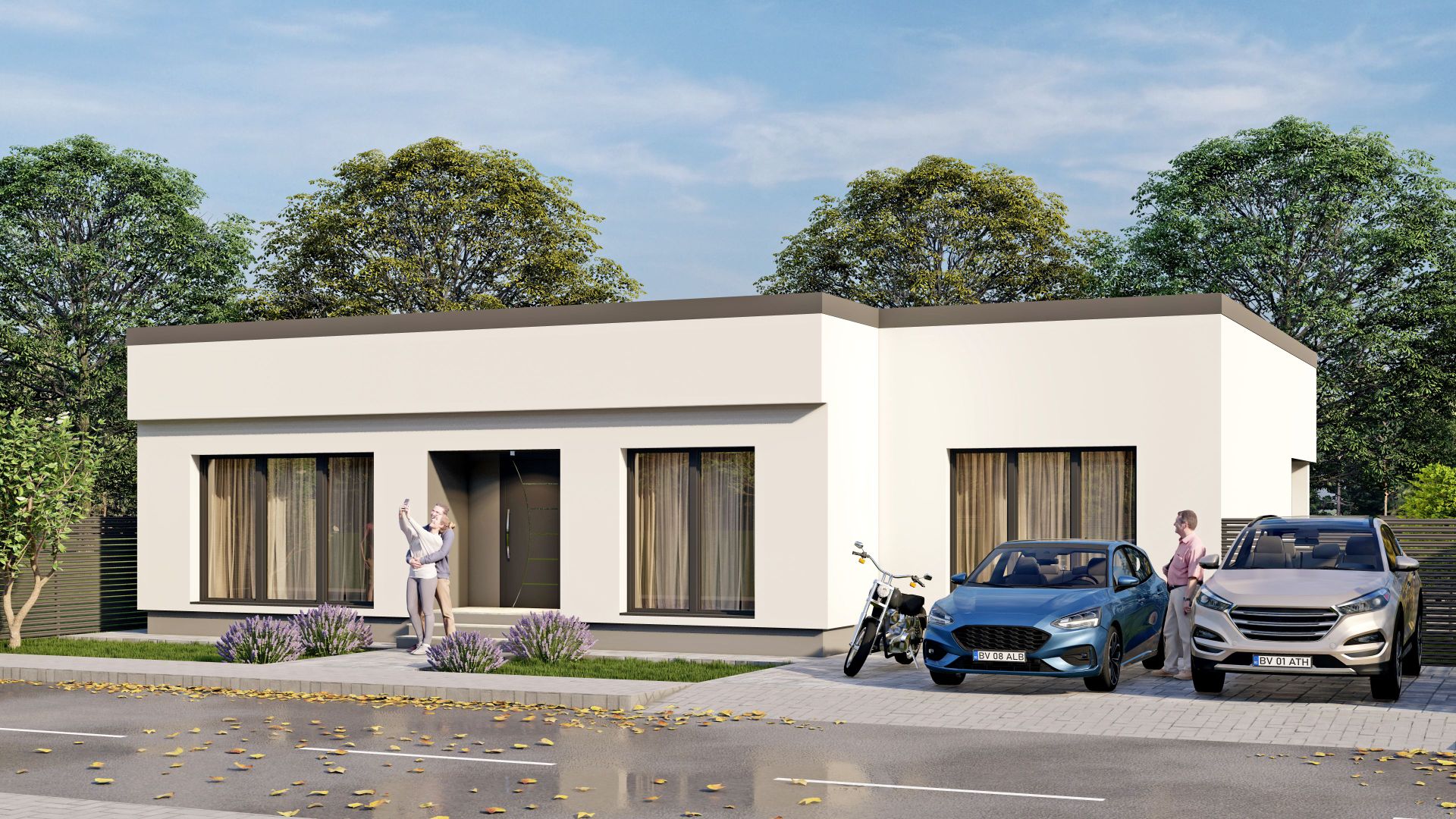 Casa individuala din caramida 4 camere Cartier Izvor Tarlungeni Brasov - imaginea 11