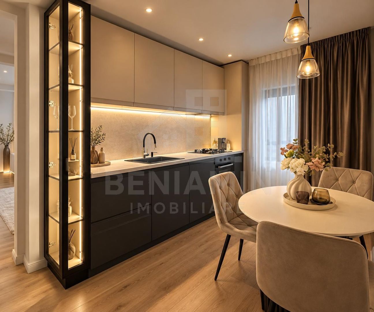 Apartament premium de vanzare 52mp Mobilat si Utilat Cartier Rovine - imaginea 7
