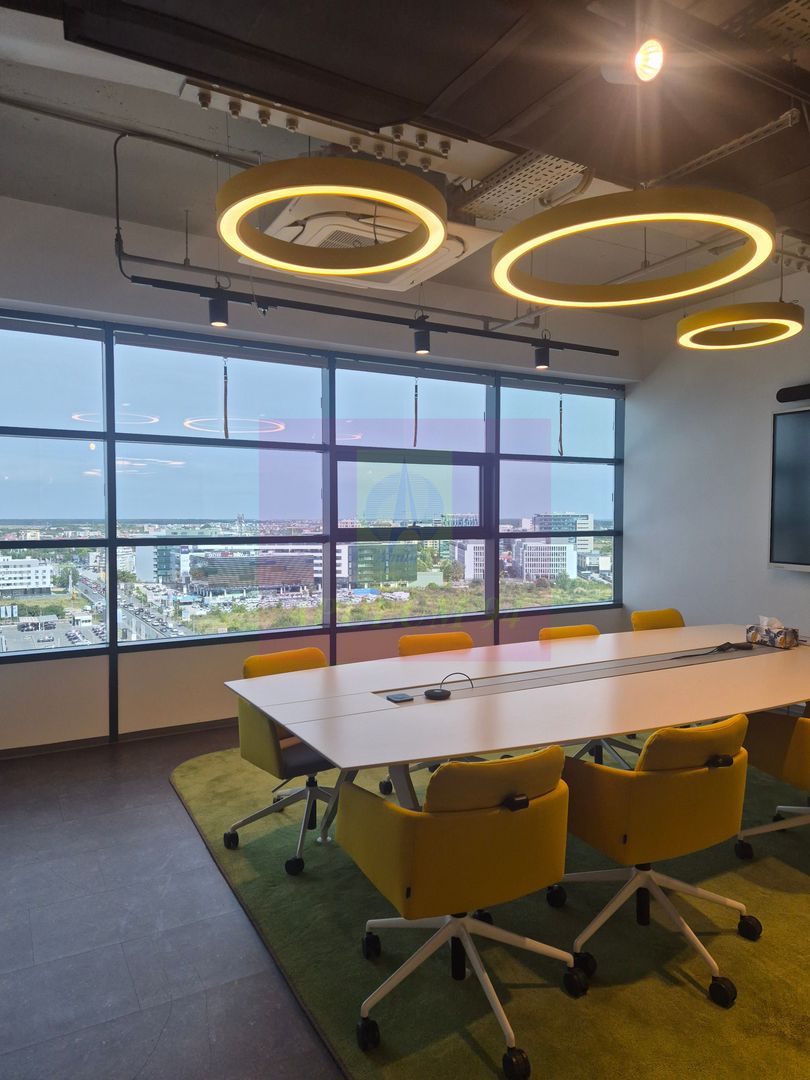 Etaj de birouri de închiriat | 680 mp utili | Hyperion Tower, Pipera - imaginea 10