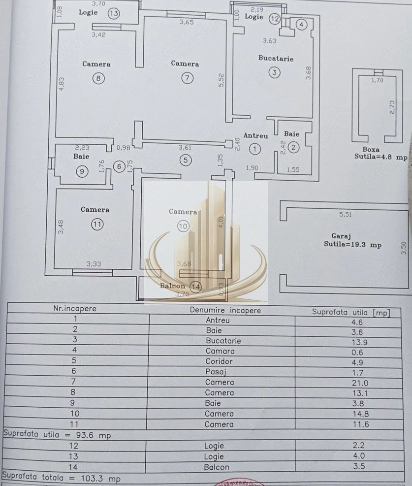 Apartament 4 camere decomandat | Zona Kiriac Timișoara | Garaj și boxă - imaginea 10