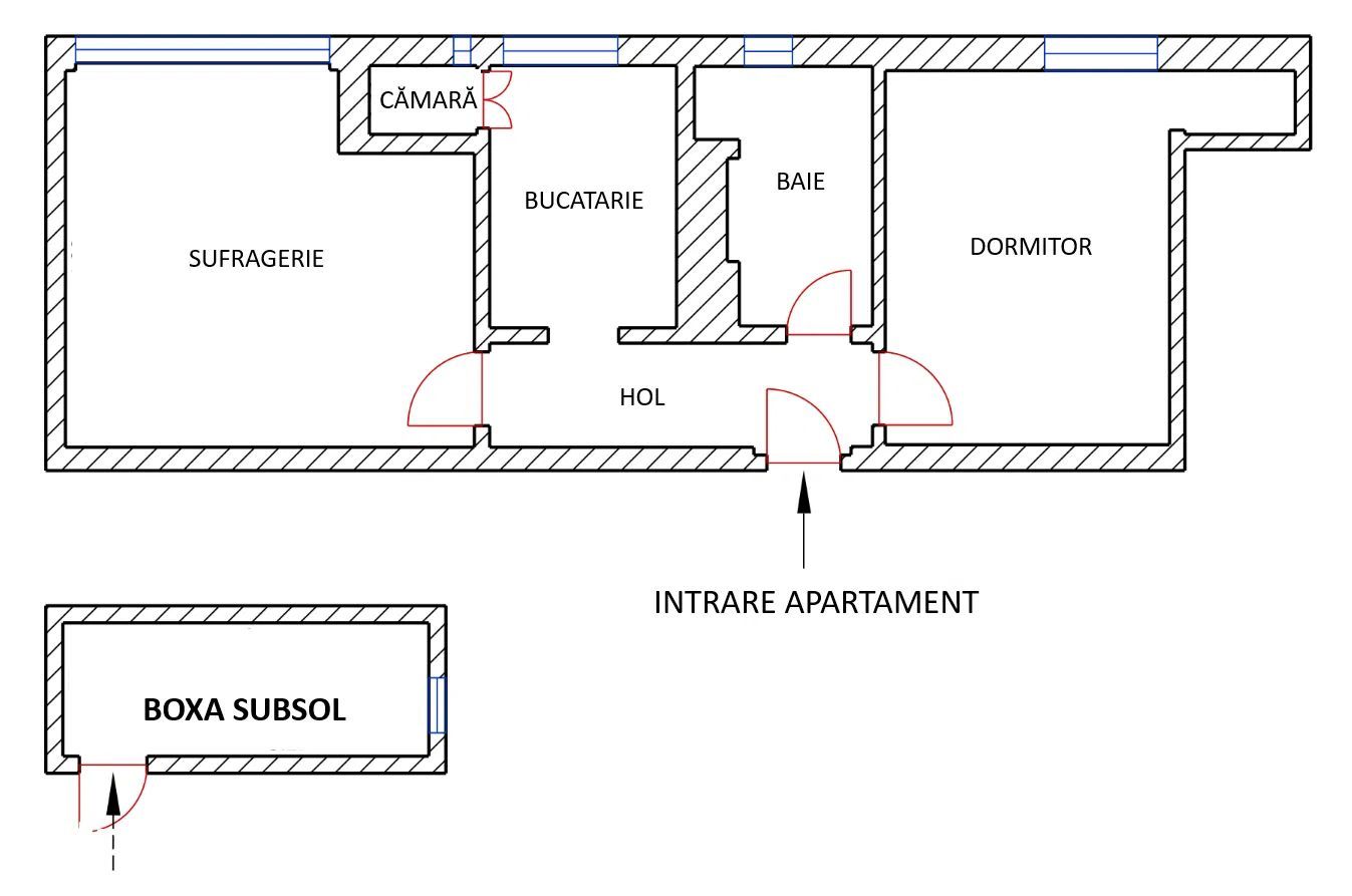 Apartament Renovat 2 Camere + Boxă 7 MP  Vedere Superbă spre Tâmpa - imaginea 13