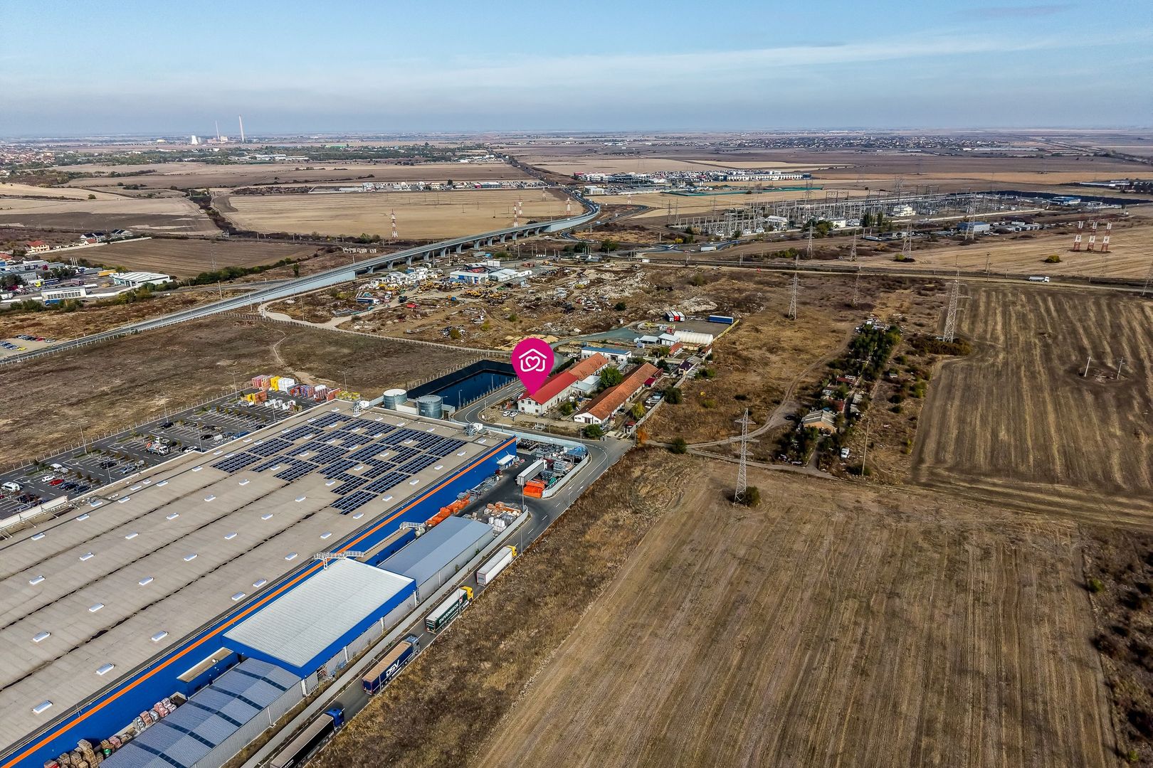 Imagine 1 - Hală industrială lângă DEDEMAN, teren 1337 mp si construcție de 814 mp
