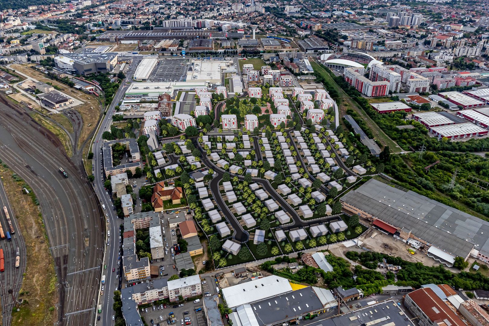 Teren ARED CITY, 657 mp, cu acces securizat și infrastructură completă