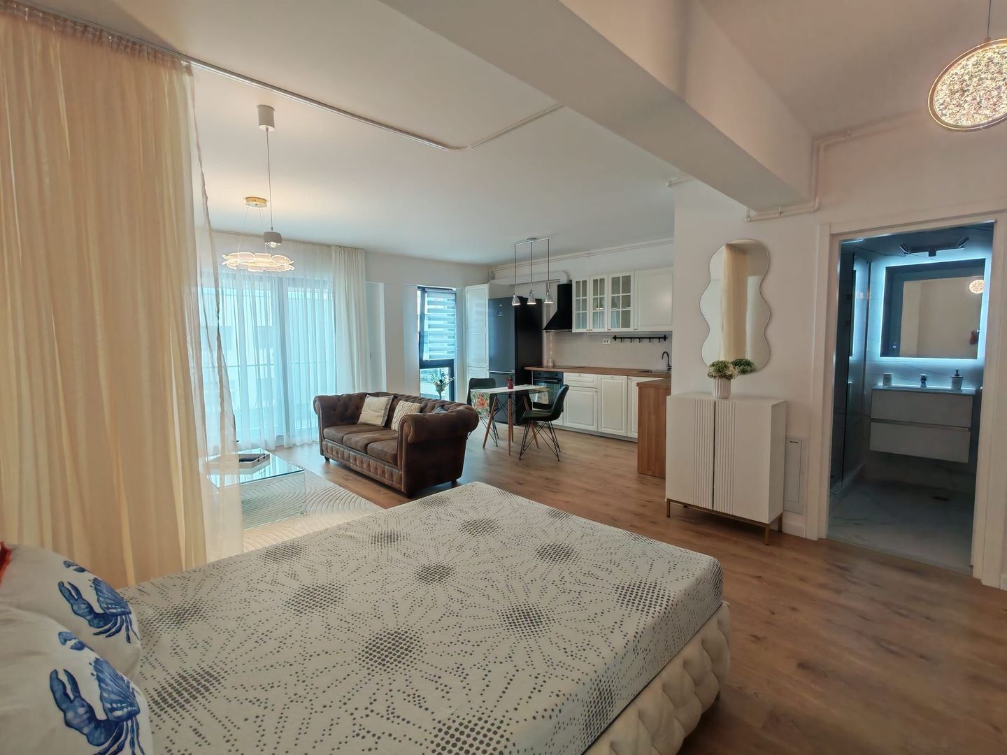 Pipera studio modern 45 mp mobilat și utilat Complex Ivory - imaginea 9