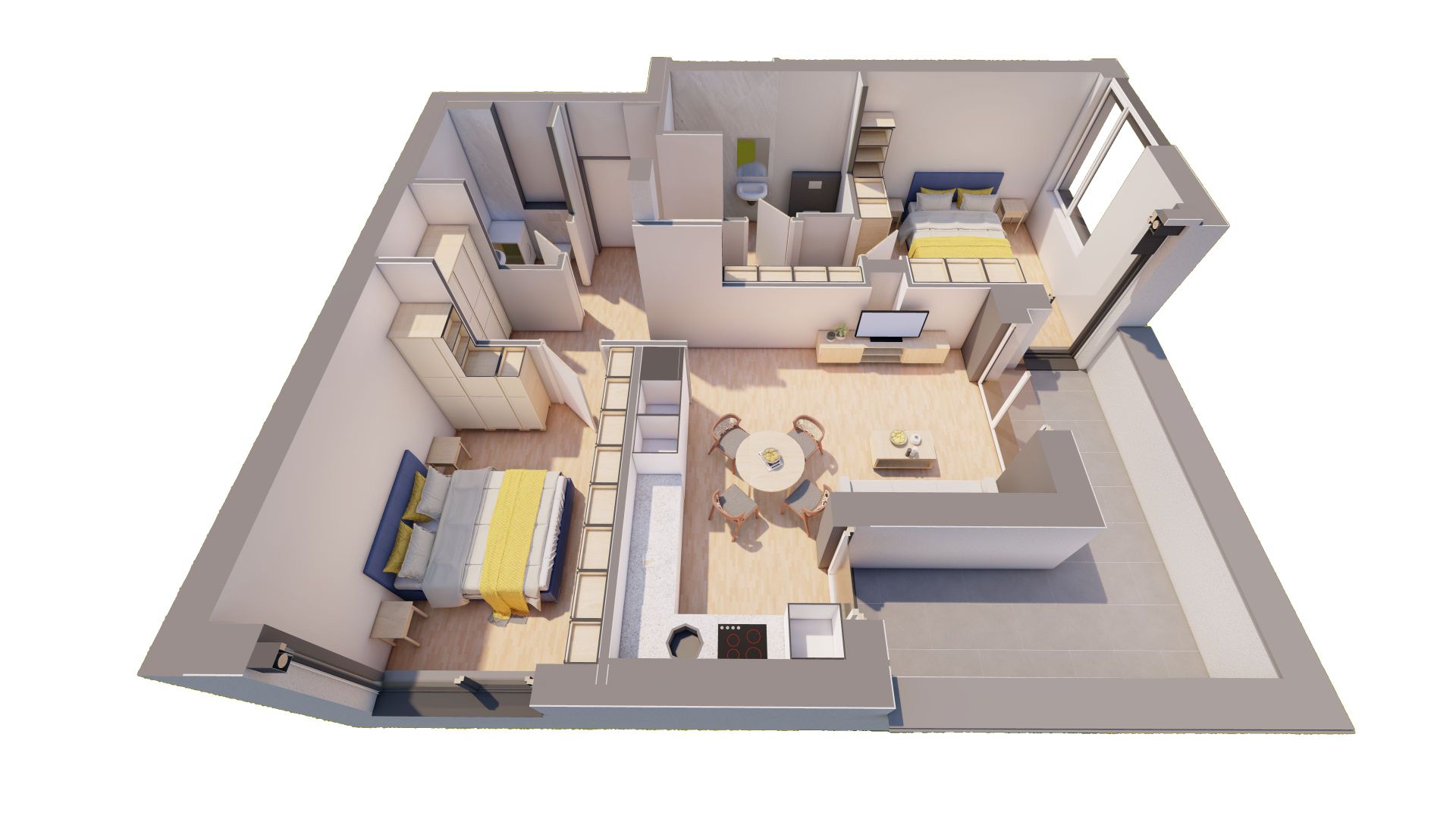 PENTHOUSE ARED cu 3 camere si terasa generoasa Comision 0 TVA INCLUS