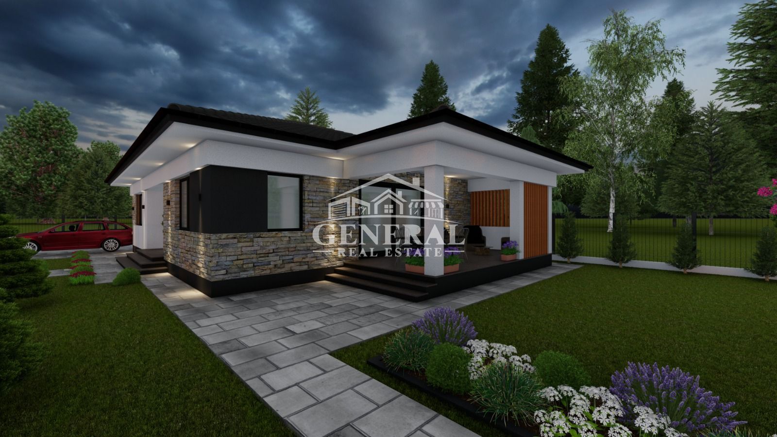 Casa la rosu 150m2 in Mocira MM teren 5,5 ari COMISION 0%