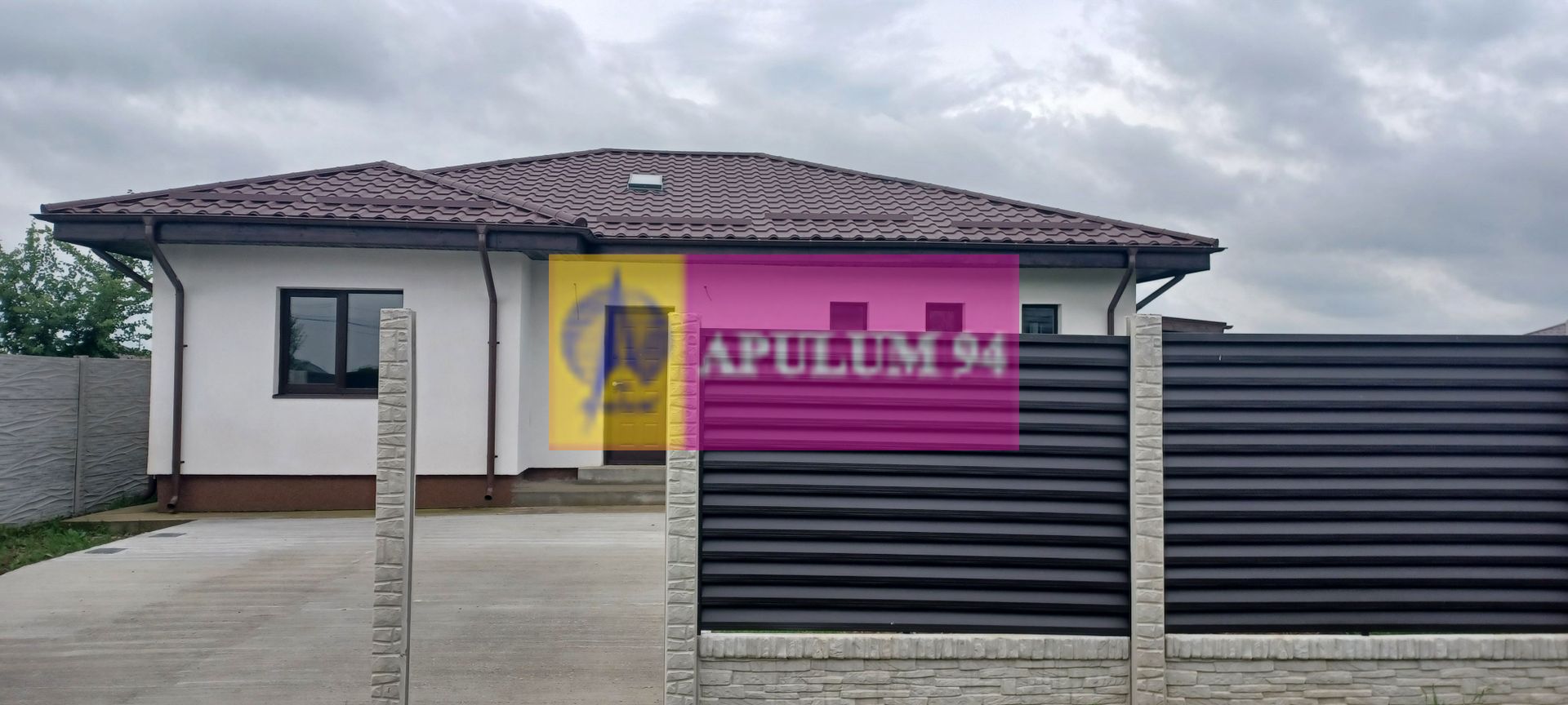 Casă nouă 3 camere parter, curte 443 mp, Săbăreni