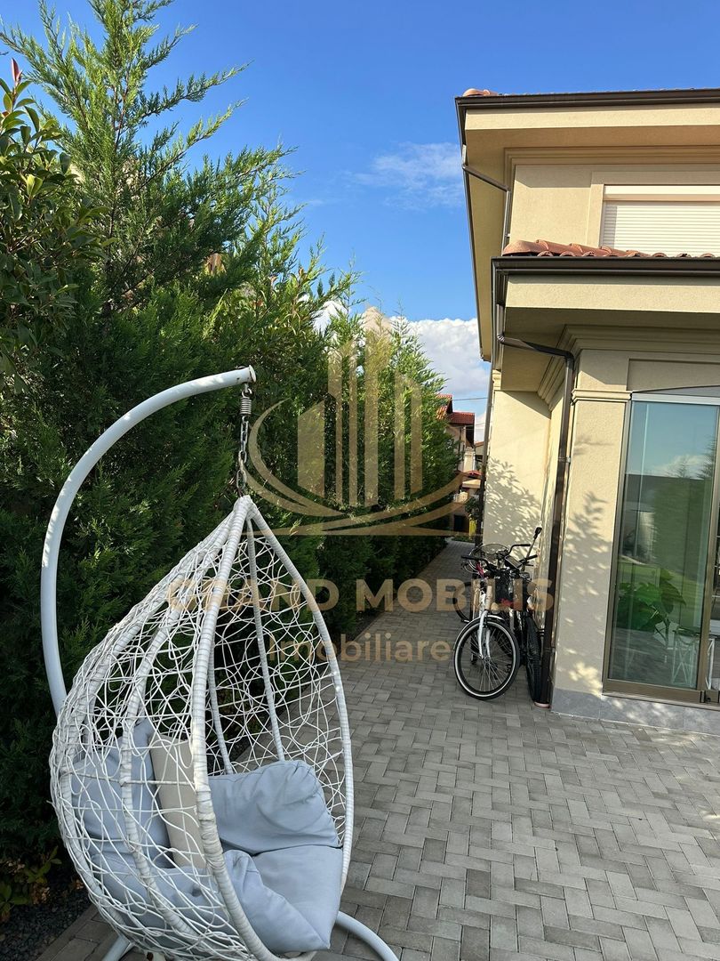 Casa in stil mediteranean, ultrafinisată 5 camere, 3 bai + curte. - imaginea 13