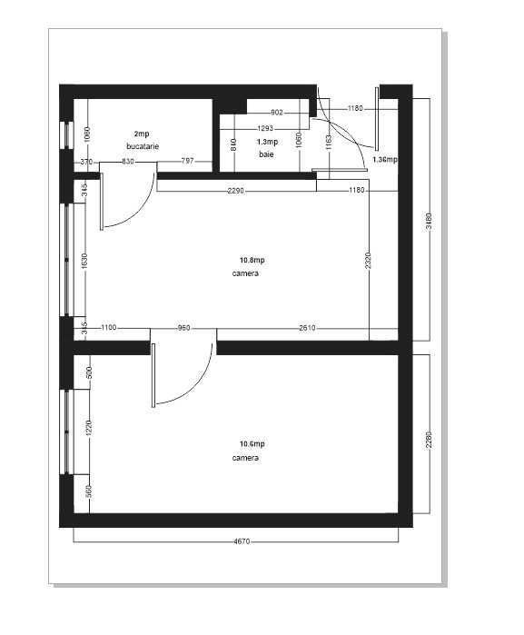 Apartament 2 camere la parter – Șagului, zona Piața Doina - imaginea 5