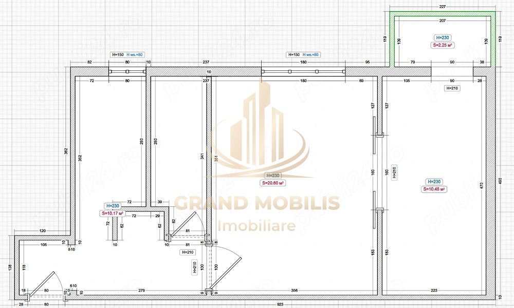 Apartament 2 camere, Șagului, 40 mp, etaj 1, centrală proprie - imaginea 8