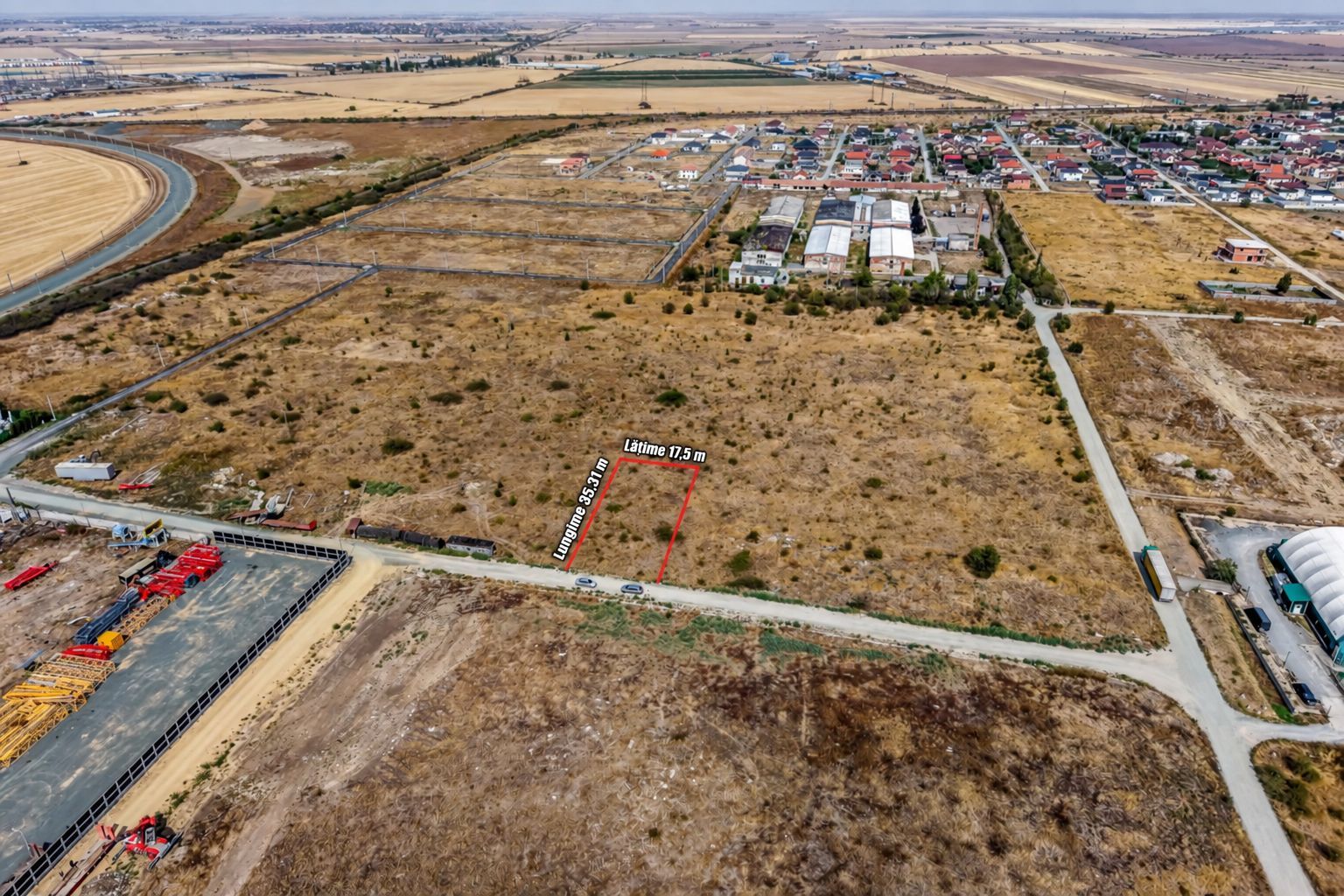 Imagine 1 - Teren intravilan 611 mp | Front stradal peste 17 m | Vladimirescu